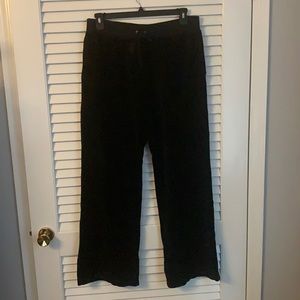 Y2K RARE MENS JUICY COUTURE BLACK VELOUR PANTS